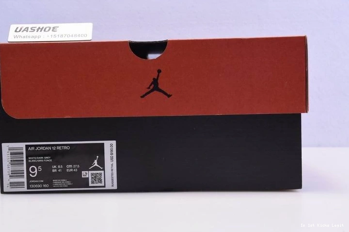 White Dark 153265-160 Retro  12 (GS) Jordan Grey 0522